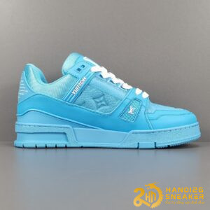 Giày LV LOUIS VUITTON TRAINERS Full Blue Cực Sang (6)