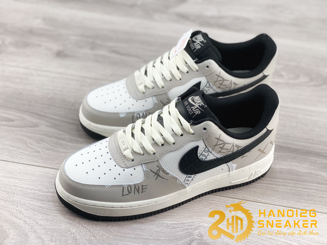 Giày Nike Air Force 1 07 Low LONE X PEATE Grey LT5986 921 (1)