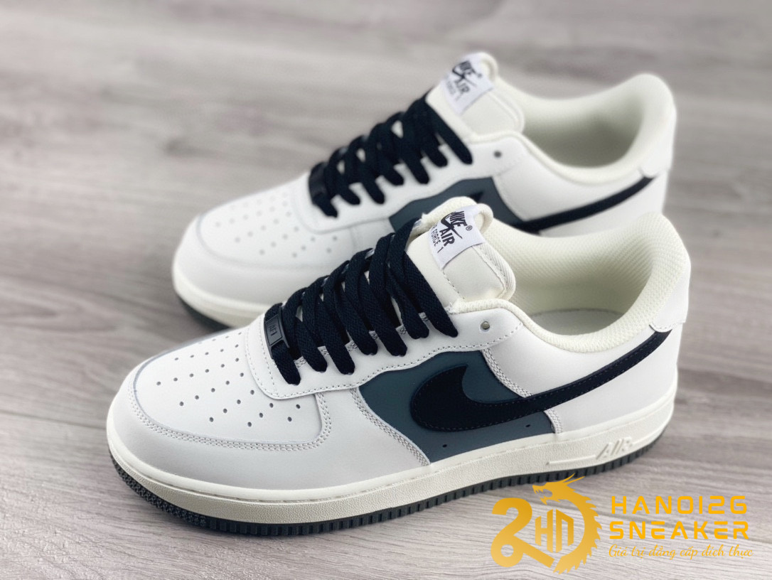 Giày Nike Air Force 1 Low White Black Grey CL2026 113 (1)
