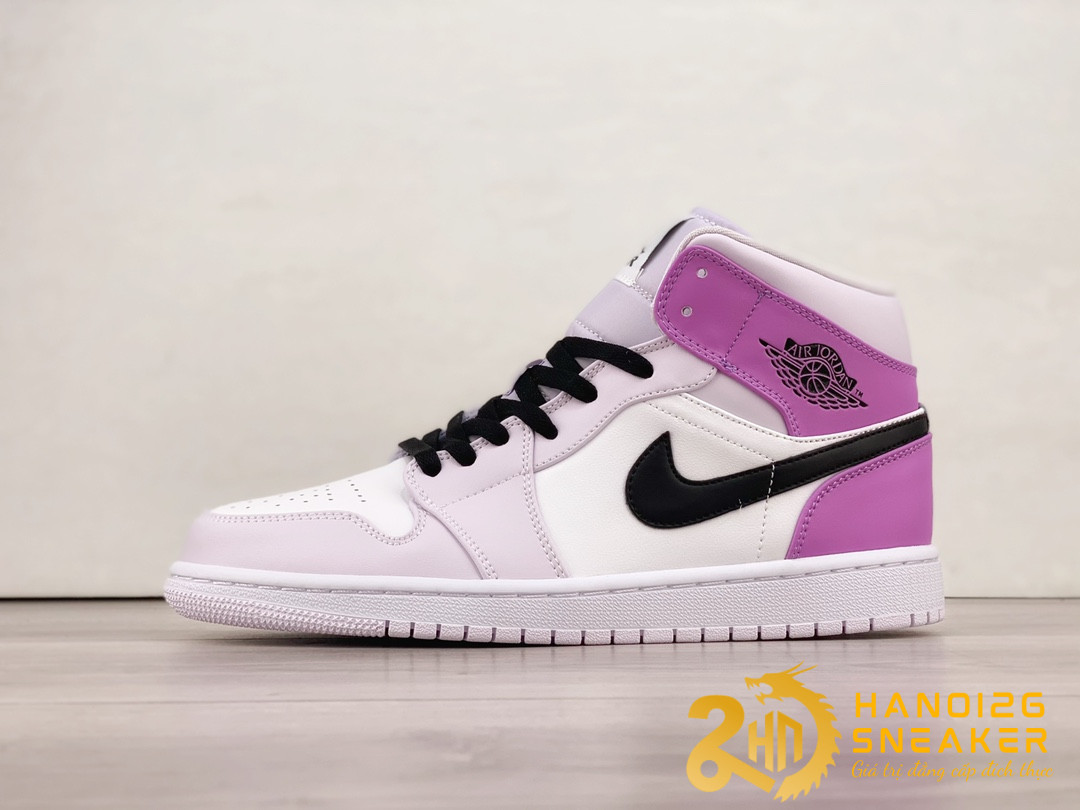 Giày Nike Air Jordan 1 Mid GS Barely Grape DQ8423-501