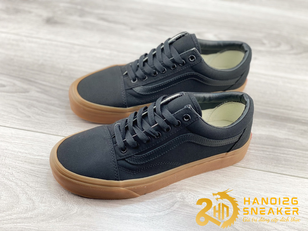 Giày Vans Old Skool Canvas Black Light Gum (1)