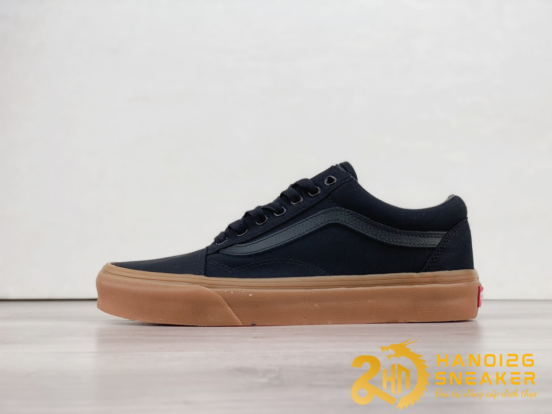 Giày Vans Old Skool Canvas Black Light Gum