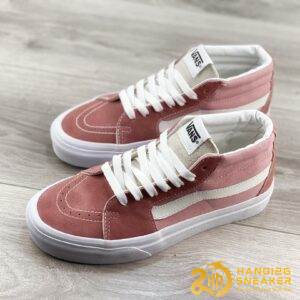 Giày Vans Sk8 Mid Pink Unisex Rose Red VN0A3WM360D (1)