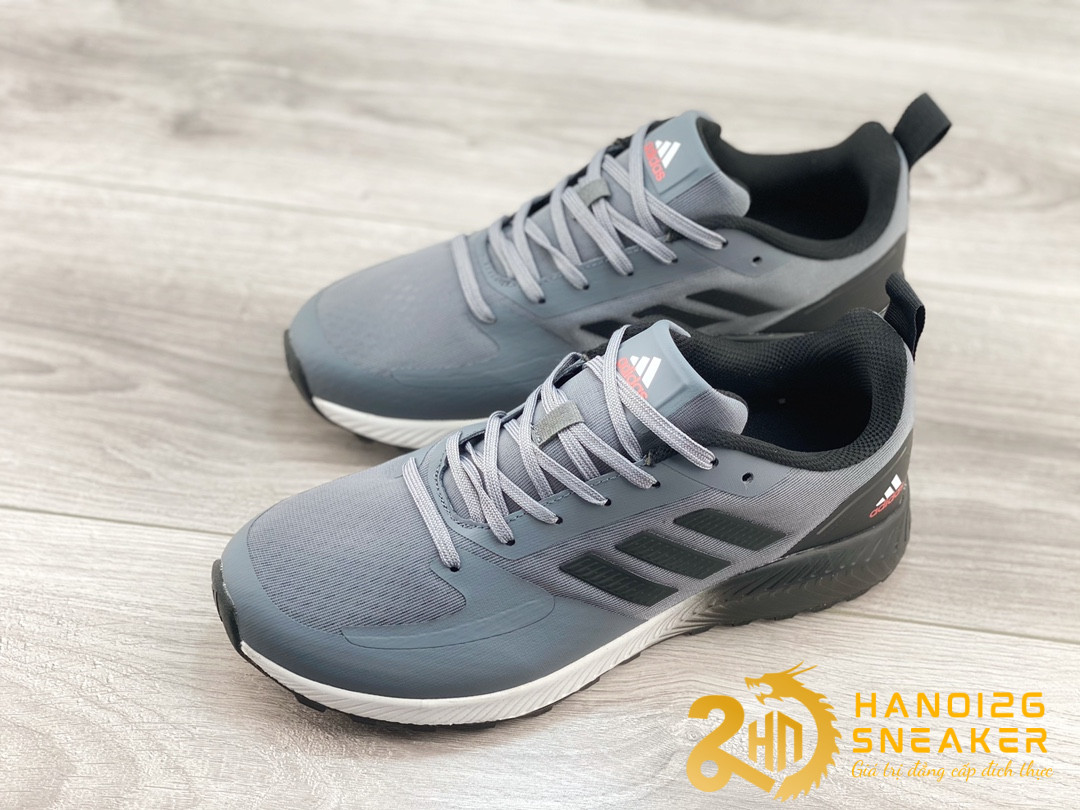 Bộ Sư Tập Giày Adidas Runfalcon 2 Grey Black GW4056 (8)