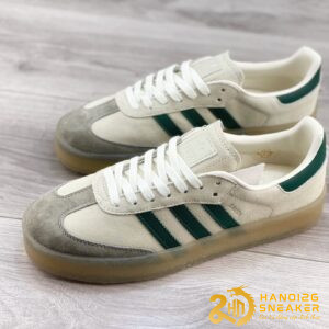 Giày Adidas Clarks 8th Street Samba White Green (1)
