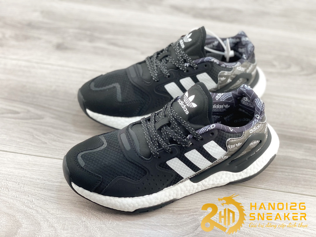 Giày Adidas Day Jogger 2023 Black White (6)