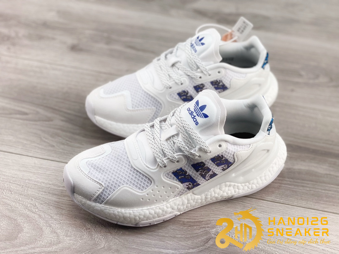 Giày Adidas Day Jogger 2023 White Blue (1)
