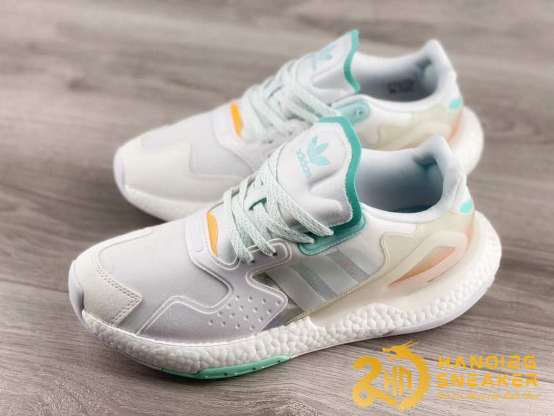 Giày Adidas Day Jogger White Clear Mint (1)