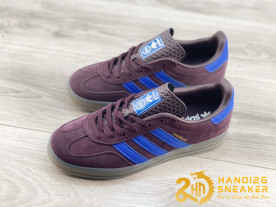 Giày Adidas Gazelle Indoor Shadow Maroon (1)