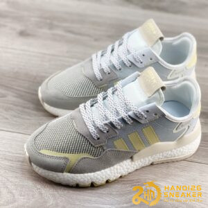 Giày Adidas Nite Jogger Boost Grey Blue Yellow (1)