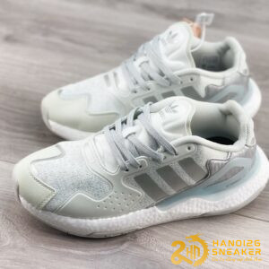 Giày Adidas Nite Jogger Cloud White Metallic Sliver (1)
