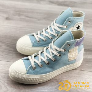 Giày Converse All Star Lift Platform Denim Patchwork (1)