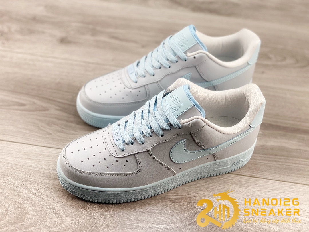 Giày Nike AF1 Low Summit Gray Blue Whisper (1)