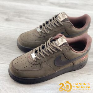 Giày Nike AF1 Low Supreme Baroque Brown (1)