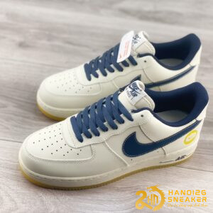 Giày Nike AF1 Milky White Navy Yellow (1)