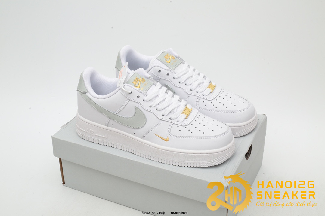 Giày Nike Air Force 1 Low White Grey Gold (1)