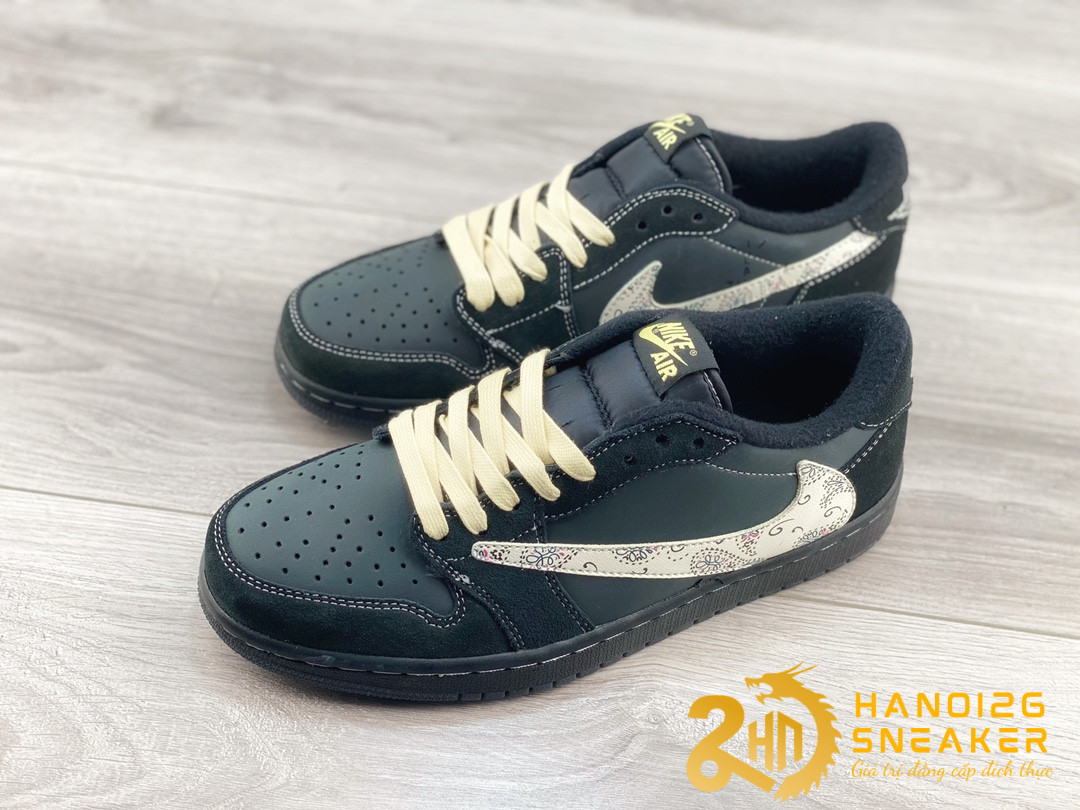 Giày Nike Air Jordan 1 Jeff Staple Black (1)
