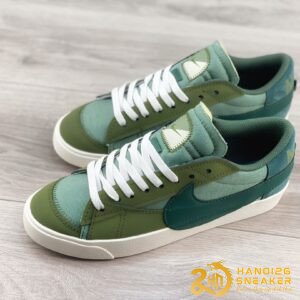Giày Nike Blazer Low 77 Jumbo Oil Green (1)