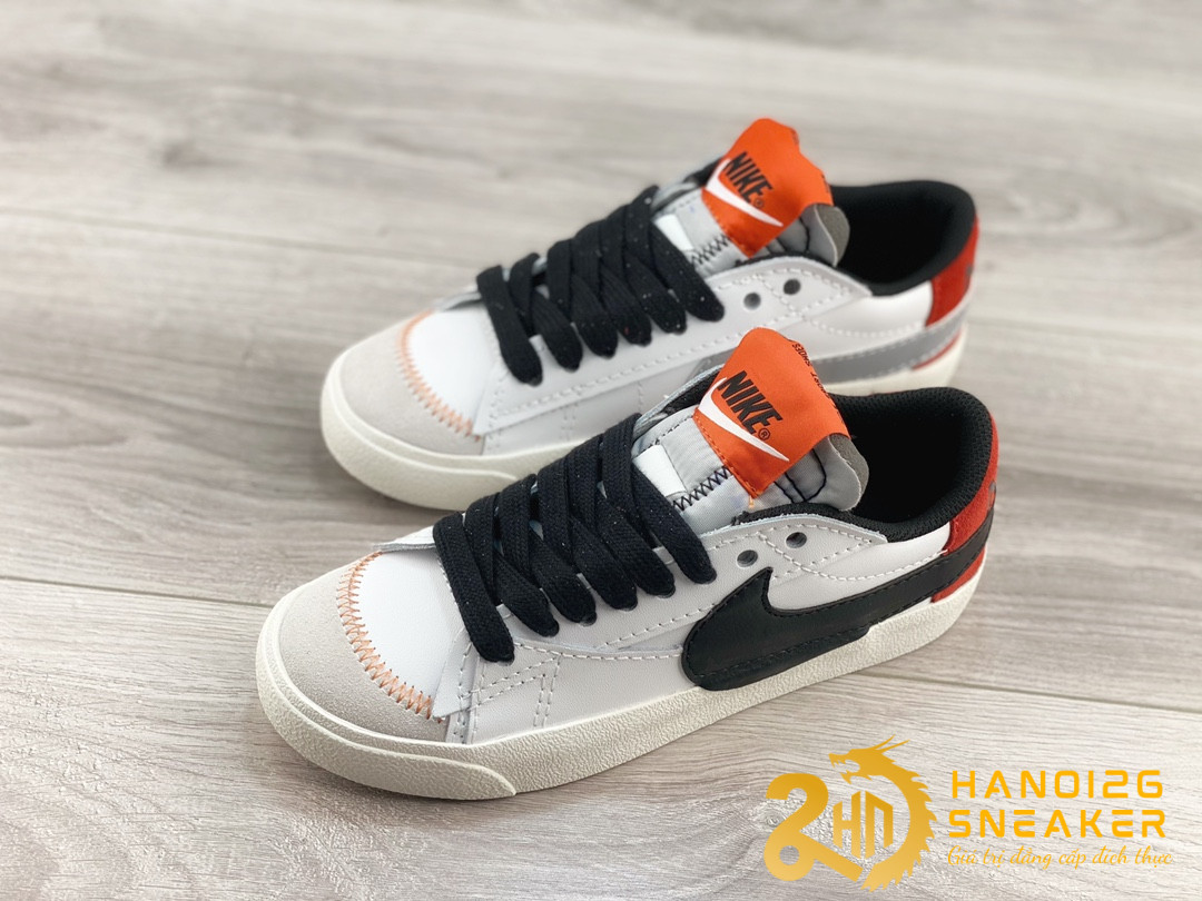 Giày Nike Blazer Low 77 Jumbo White Red (7)
