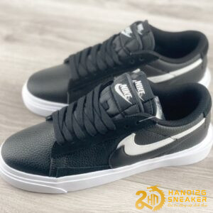 Giày Nike Blazer Low X Sacai Black White (1)
