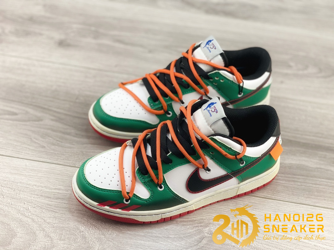 Giày Nike SB Dunk Low Green Red Black (1)
