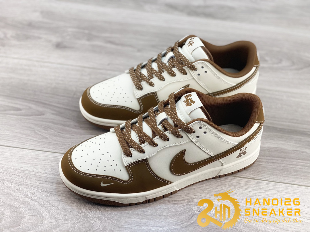 Giày Nike SB Dunk Low LV Panda Brown (1)