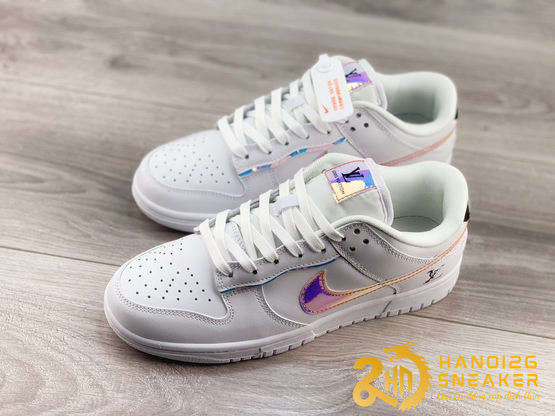 Giày Nike SB Dunk Low LV White Rainbow (1)