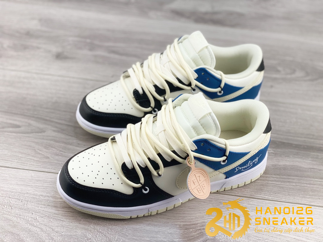 Giày Nike SB Dunk Low Smiling Navi Black (1)