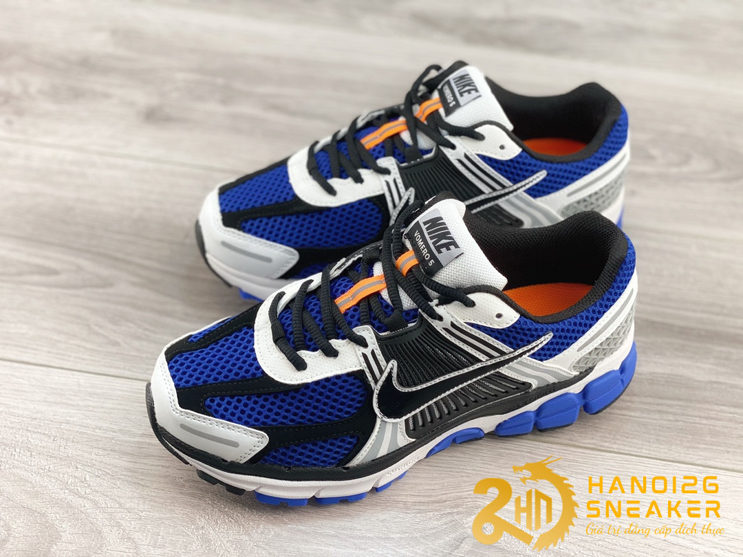 Giày Nike Zoom Vomero 5 White Racer Blue Black (1)