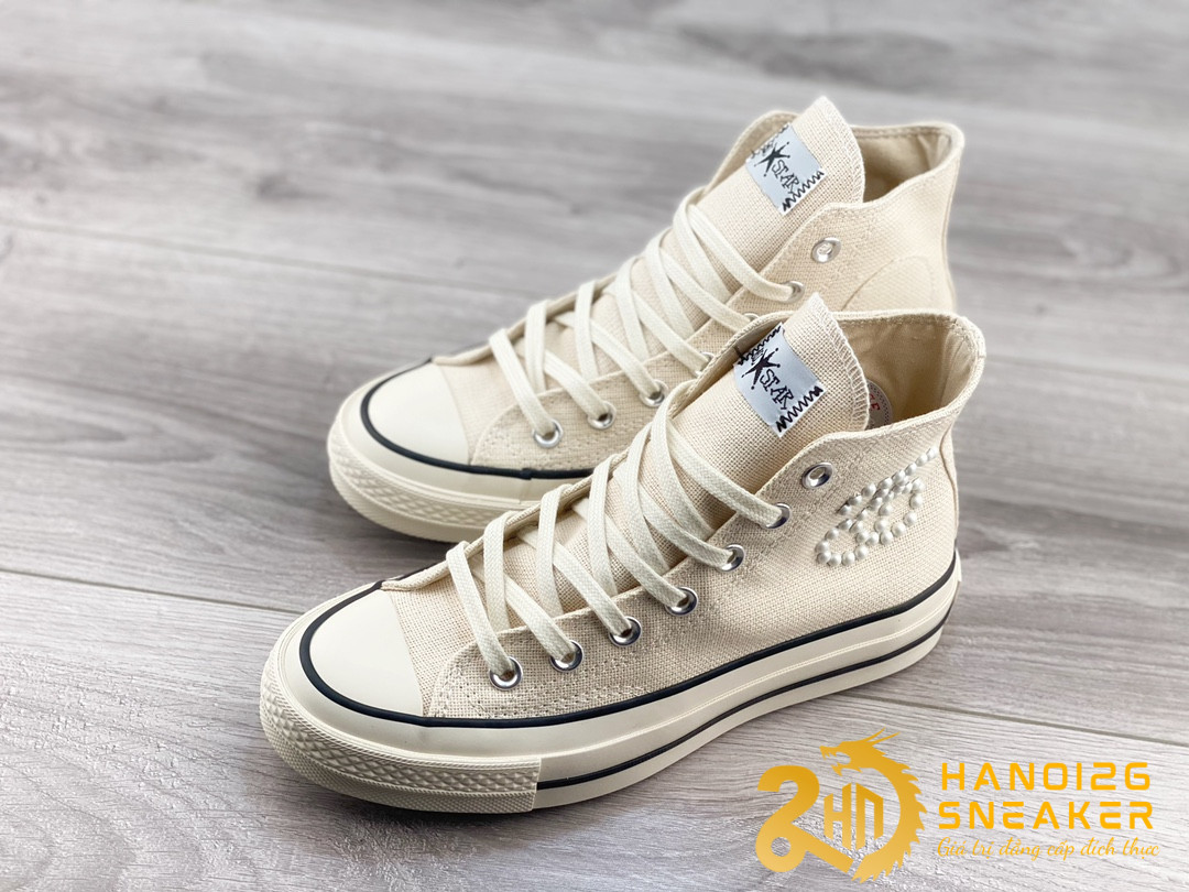 Giày Stussy Converse Chuck 70 Natural Ivory (1)