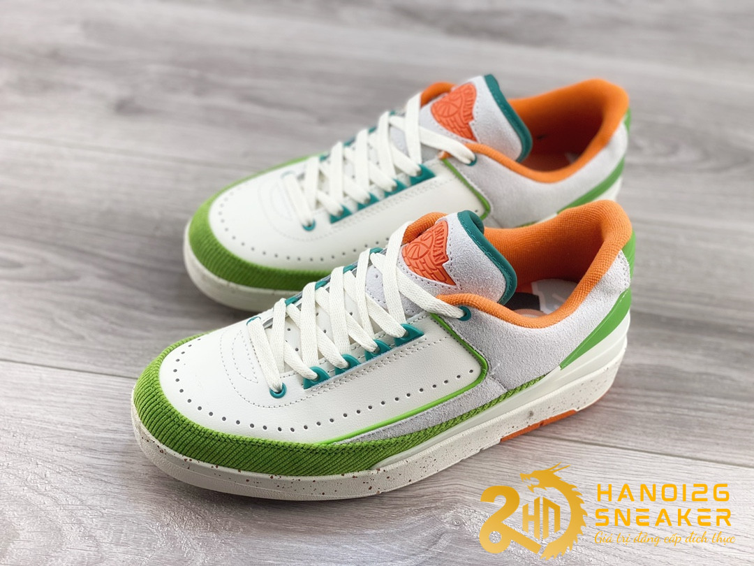 Giày Titan X Air Jordan 2 Low WMNS Green (1)