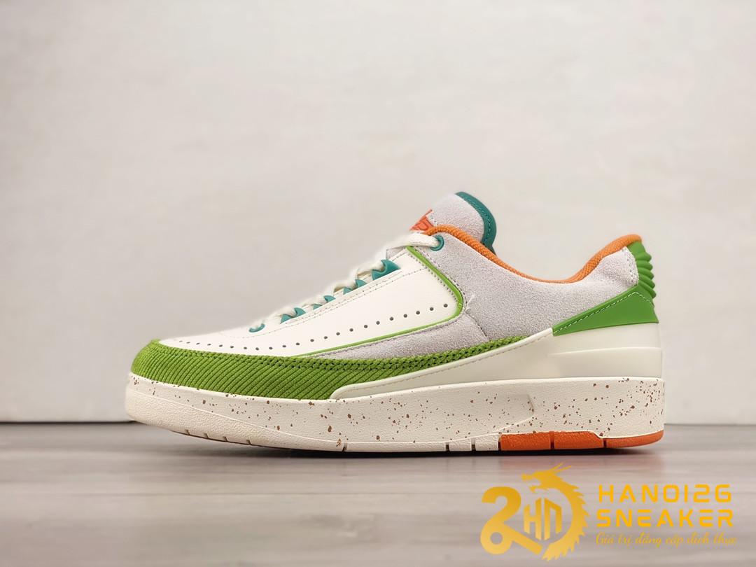 Giày Titan x Air Jordan 2 Low WMNS Green