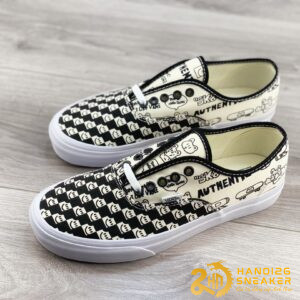 Giày Vans Authentic Otw Nuttsh Black White (1)