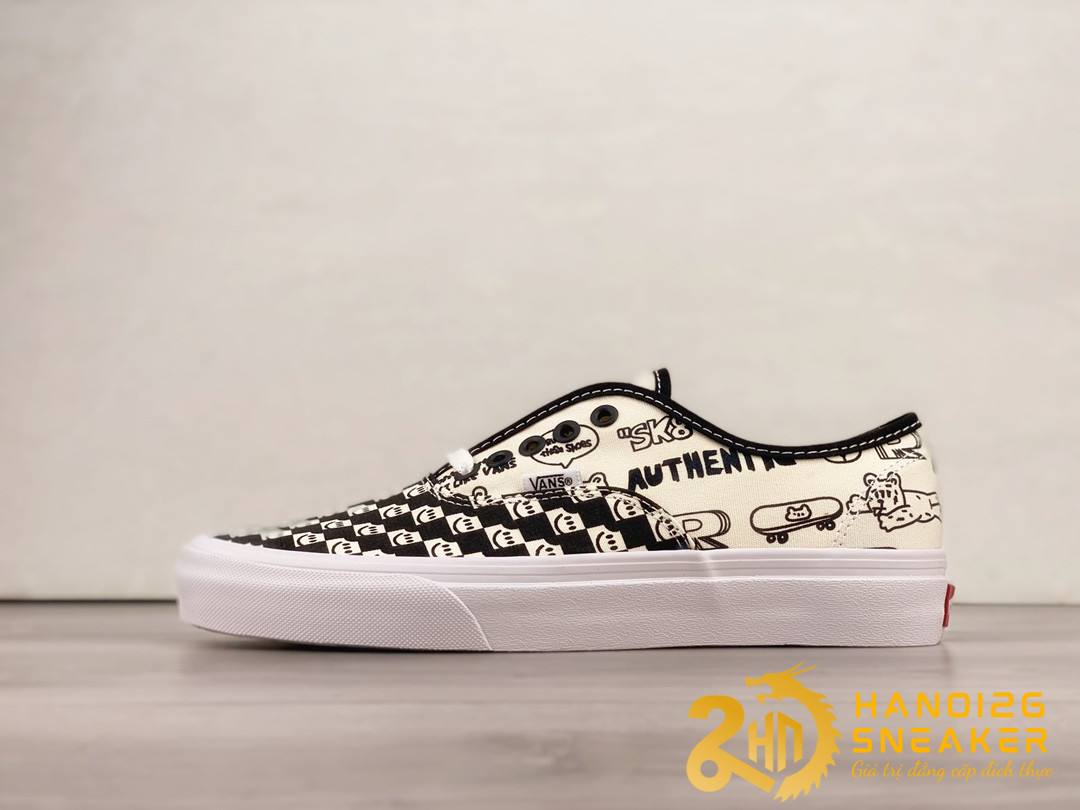 Giày Vans Authentic Otw Nuttsh Black White