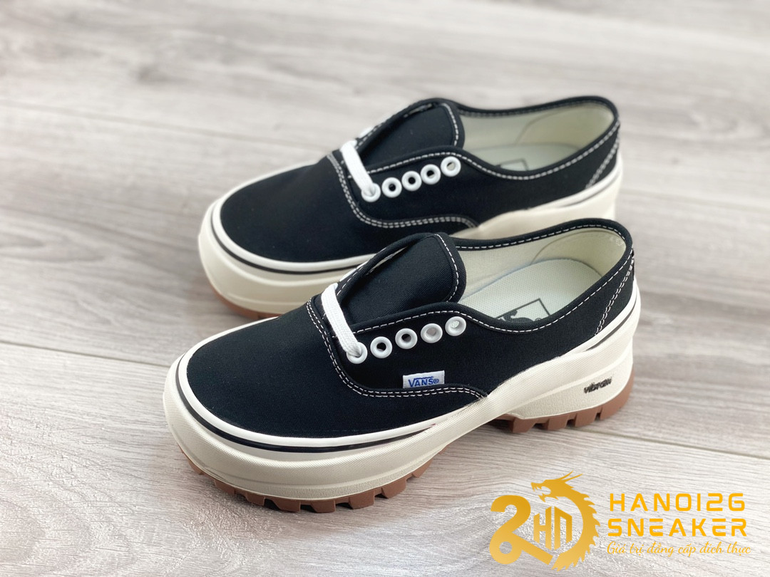 Giày Vans Authentic Vibram DX Black White (1)