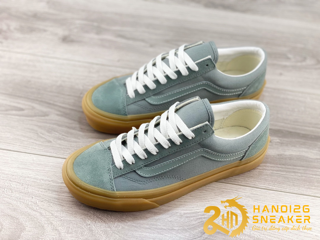 Giày Vans Style 36 Unisex Green Milieu (1)