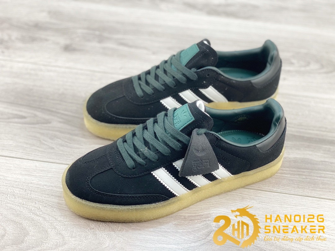 Giày Adidas Clarks 8th Street Samba Shadow Green (1)