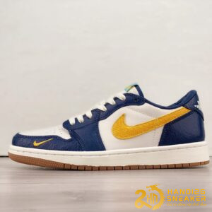 Giày Air Jordan 1 Mid Blue Chutney White