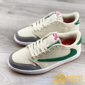 Giày Air Jordan 1 Travis Scott Fragment Pine Green (1)