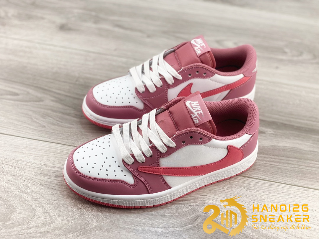Giày Air Jordan 1 Travis Scott Fragment Pink (1)