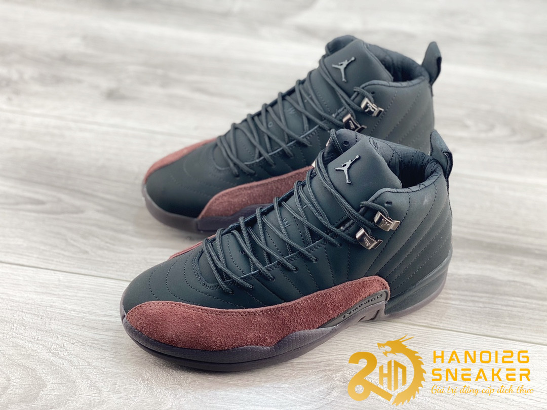 Giày Air Jordan 12 Retro SP A Ma Maniére Black (1)