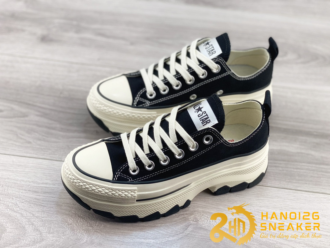 Giày Converse All Star 100 Trekwave OX Black White (1)