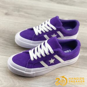 Giày Converse One Star Academy OX PURPLE WHITE (1)