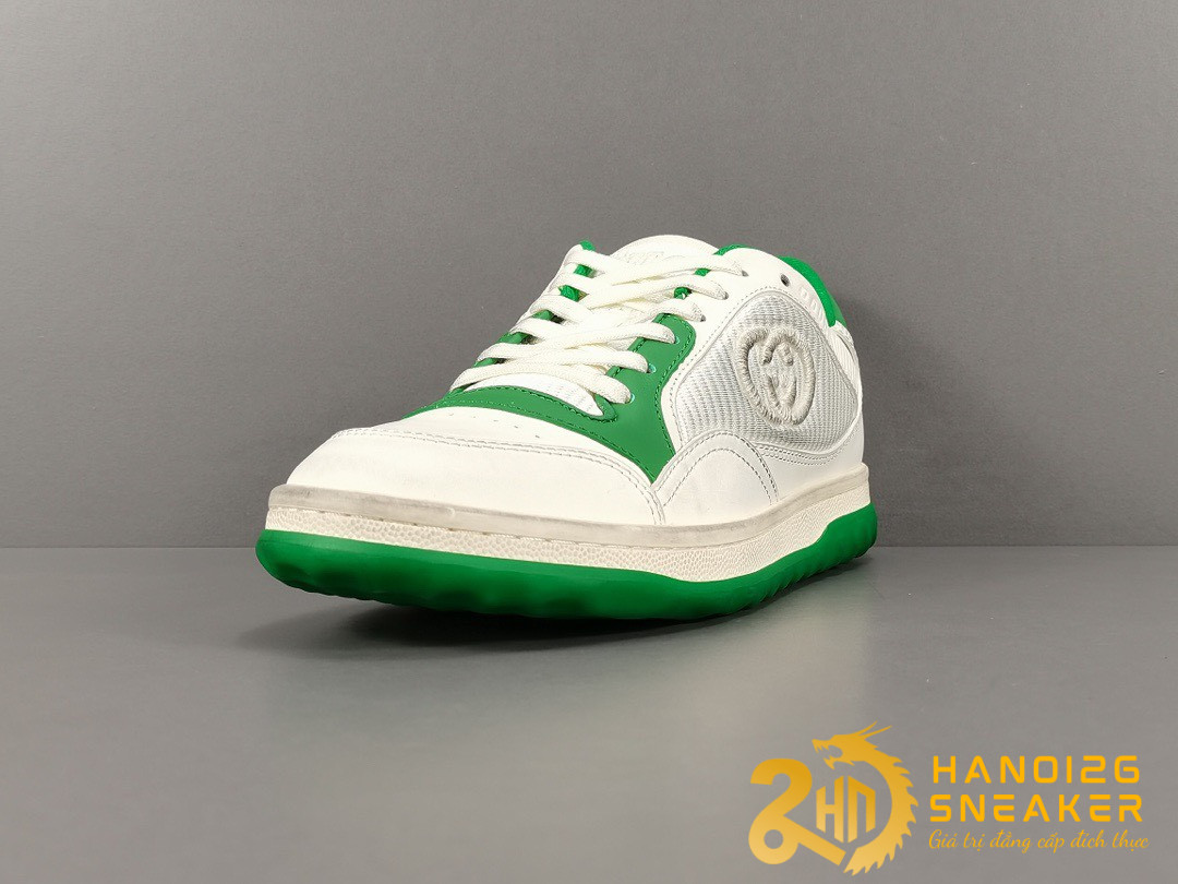 Giày Gucci MAC80 Sneaker Off White And Green (1)