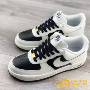 Giày Nike Air Force 1 By You Custom White Black (1)