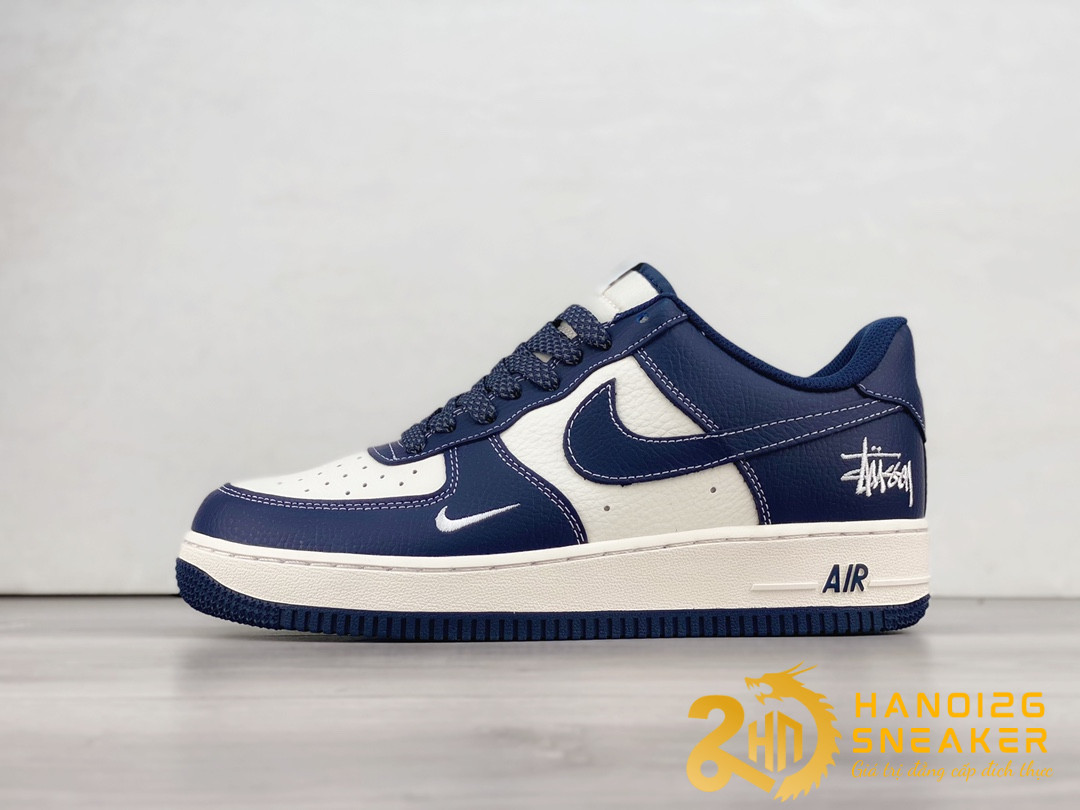 Giày Nike Air Force 1 Stussy Dark Blue White