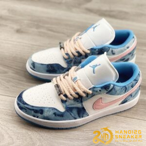 Giày Nike Air Jordan 1 Low GS Washed Denim (1)