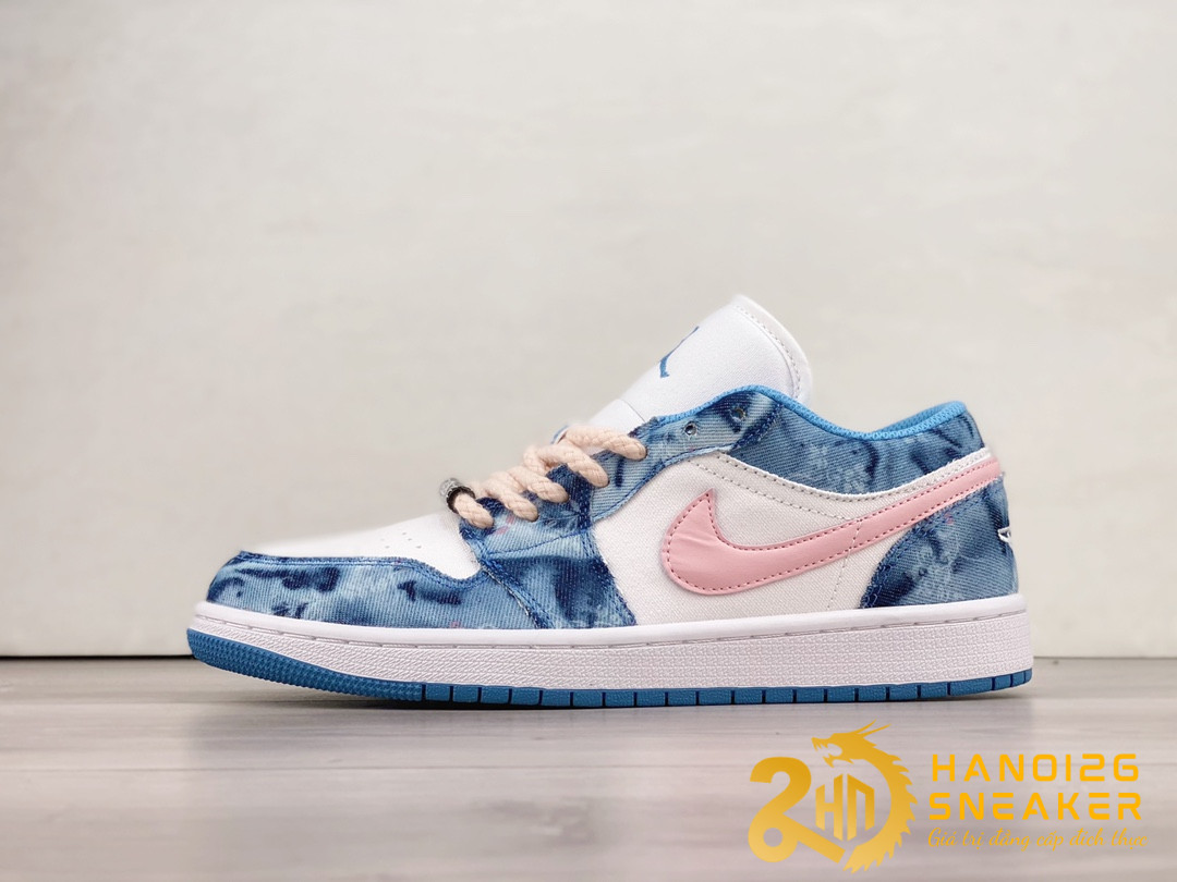 Giày Nike Air Jordan 1 Low GS Washed Denim