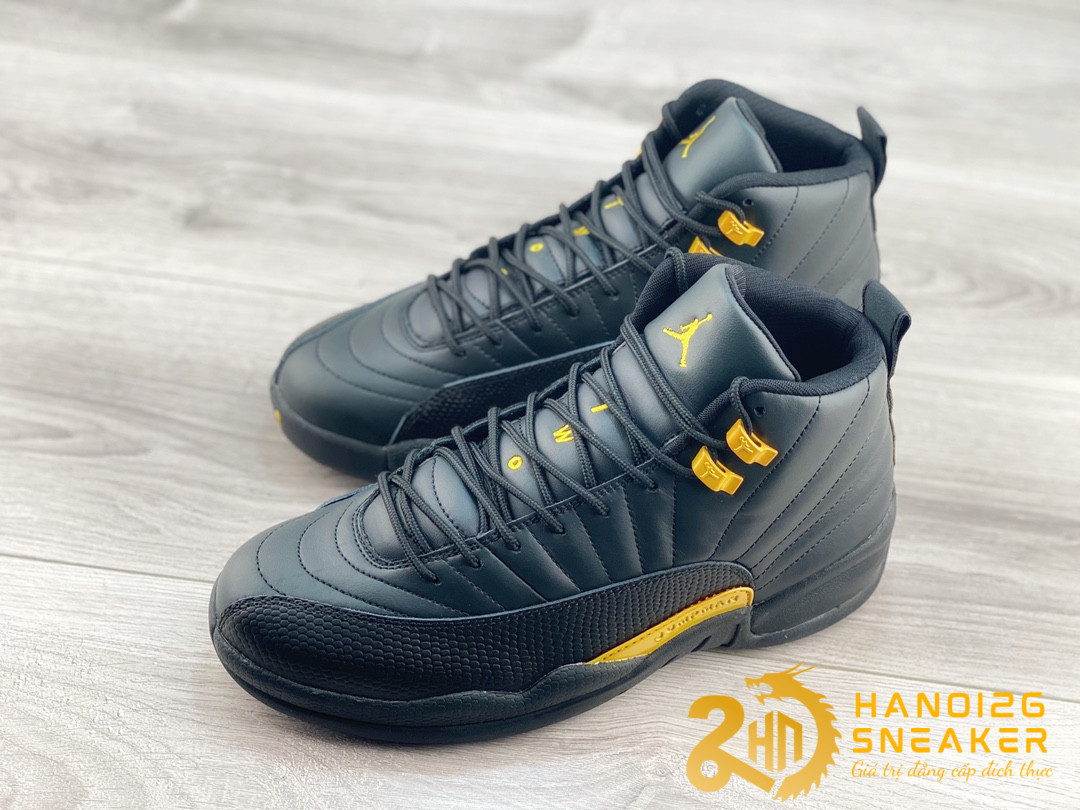 Giày Nike Air Jordan 12 Retro Black Taxi (1)