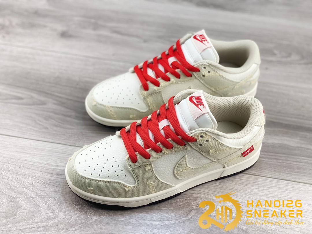 Giày Nike Dunk Low Levis Off White Denim (1)